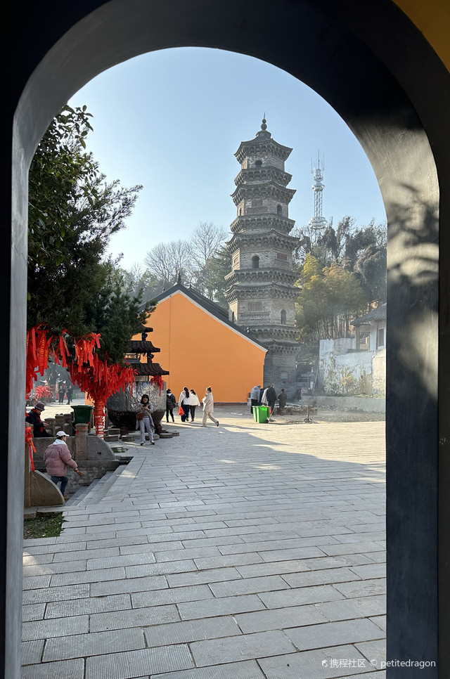 芜湖广济寺,新年登高祈福