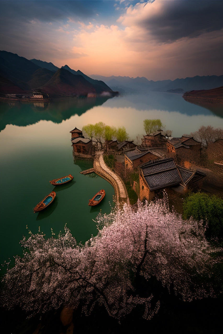 桃花坞里桃花庵, 桃花庵里桃花仙; 桃花仙人种桃树, 又摘桃花卖酒钱.
