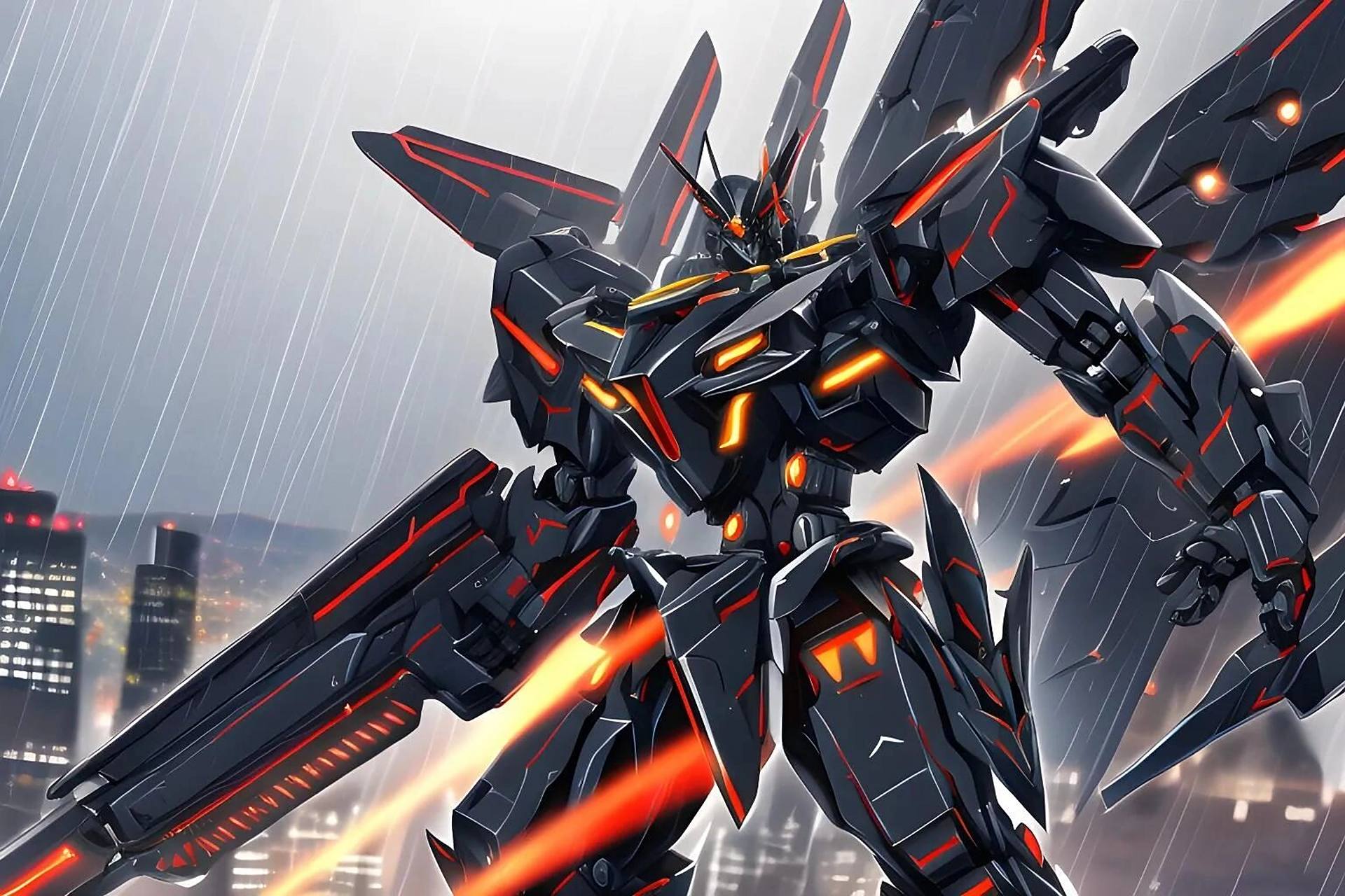 ai绘画:未来战争(天使机甲)