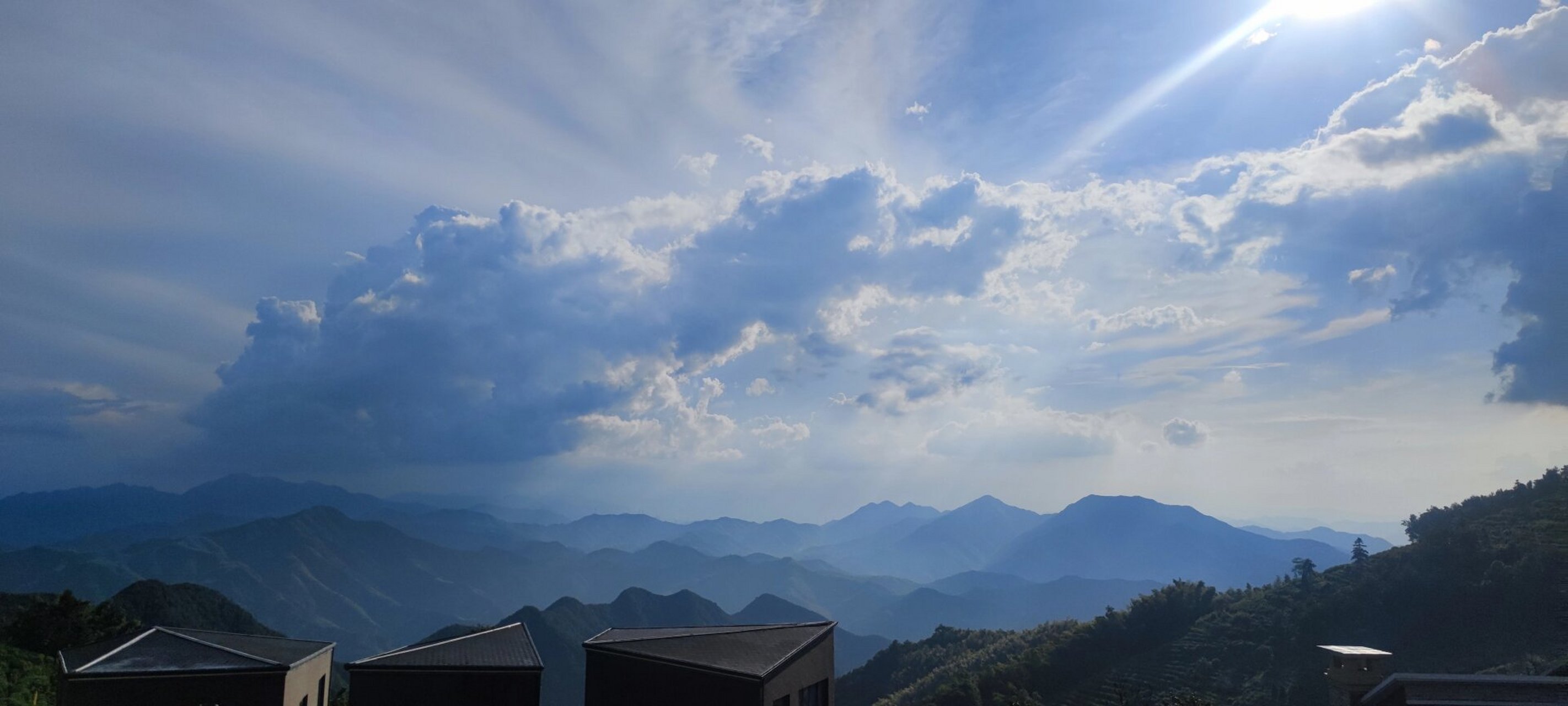 杭州富阳安顶山露营-天空之镜 可以露营91看日出日落94,还有超出