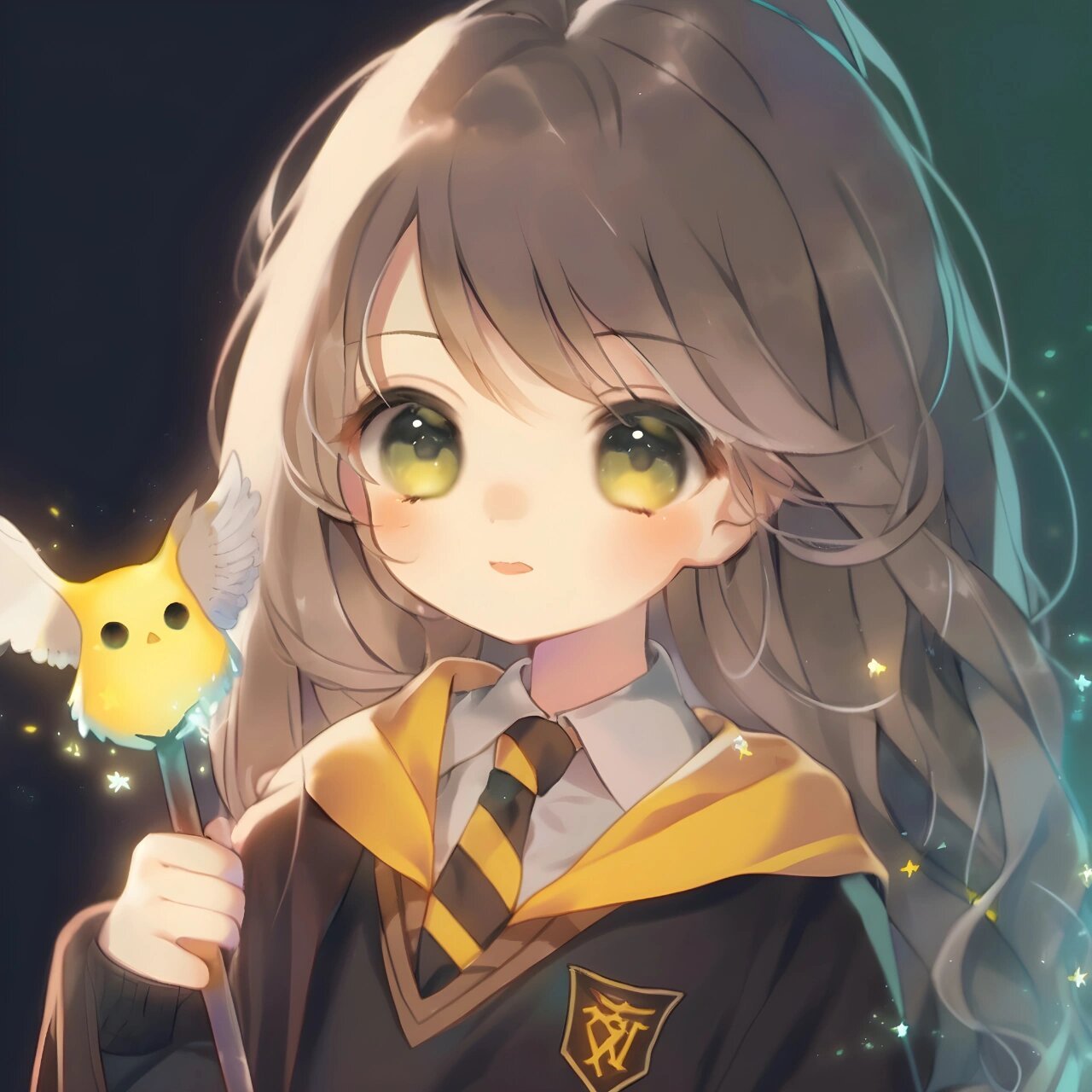 32哈利波特赫奇帕奇 可爱风格的哈利波特系列头像,稍稍提高了完成度