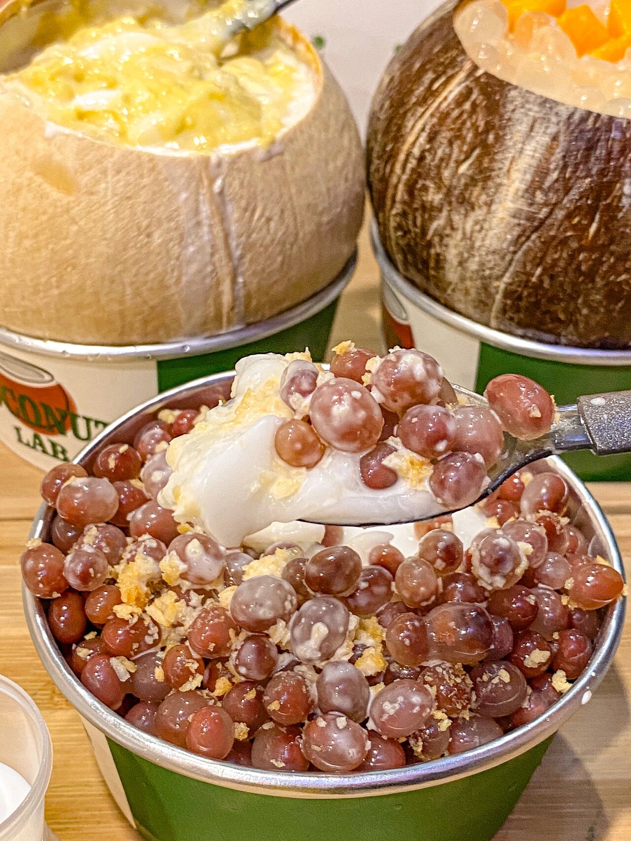 椰子冻做的这么好吃,分分钟都想按头安利给所有人 / 猫山王榴莲椰皇冻