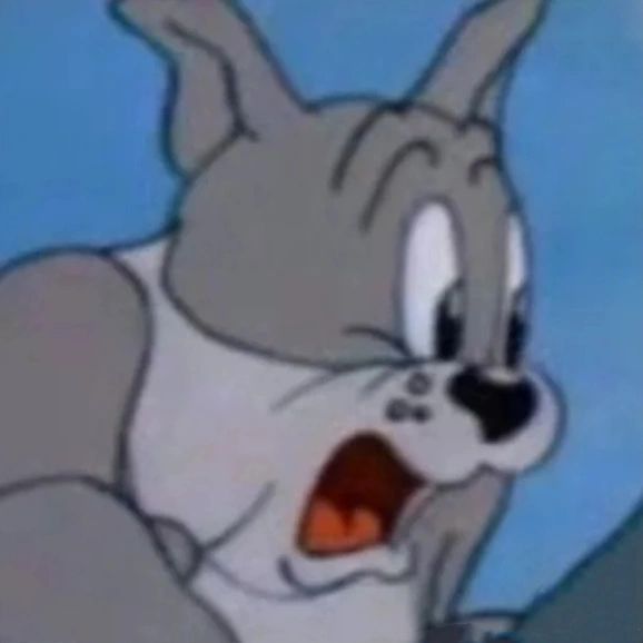 汤姆,杰瑞,狗惊讶表情包