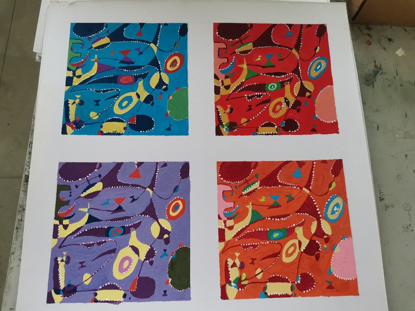 色彩构成 色构作业来啦 ～干货满满