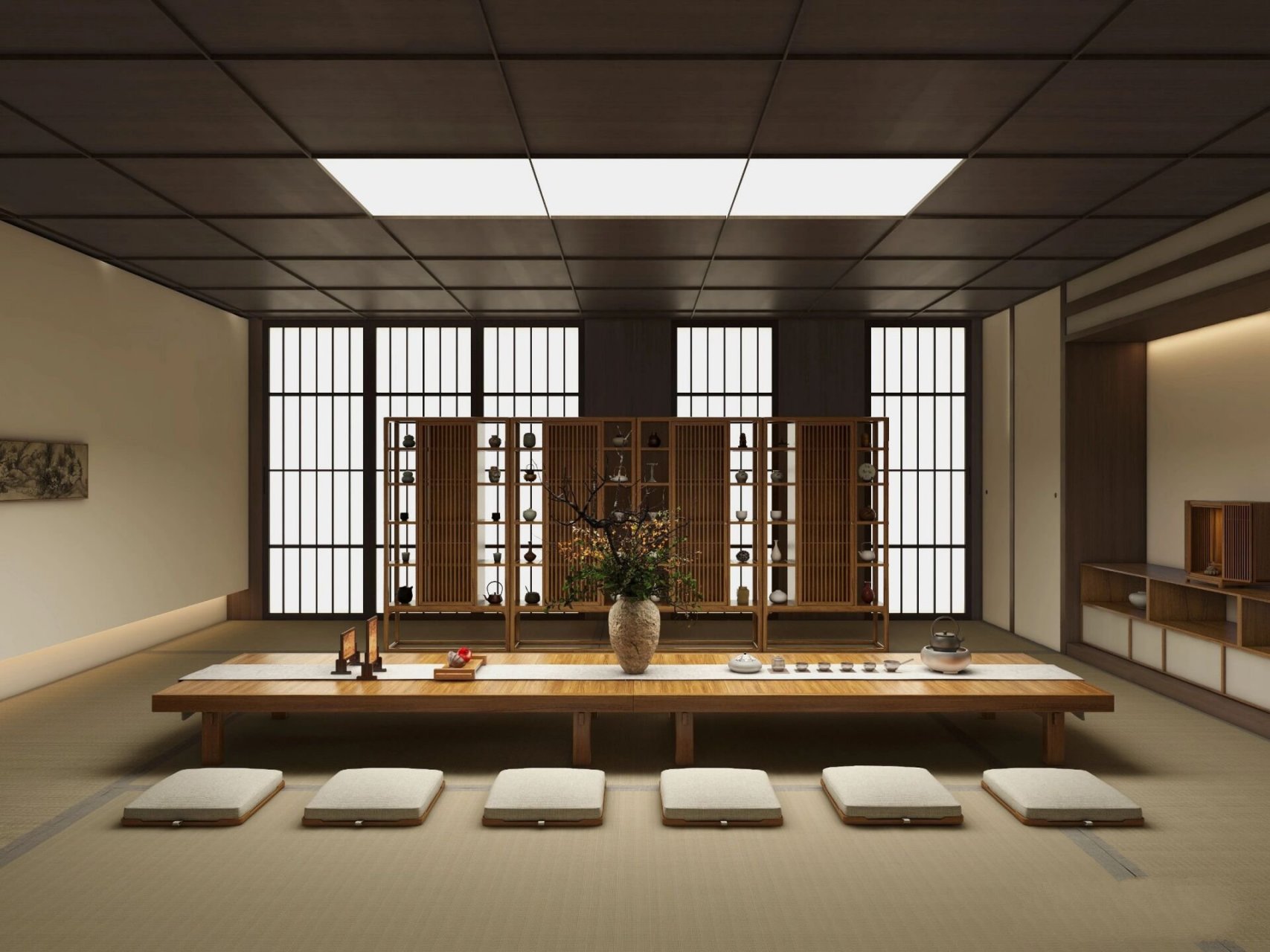 45㎡禅修空间 | 浮生半日闲,禅坐一室间 - 在禅室中安置一方清源佛龛