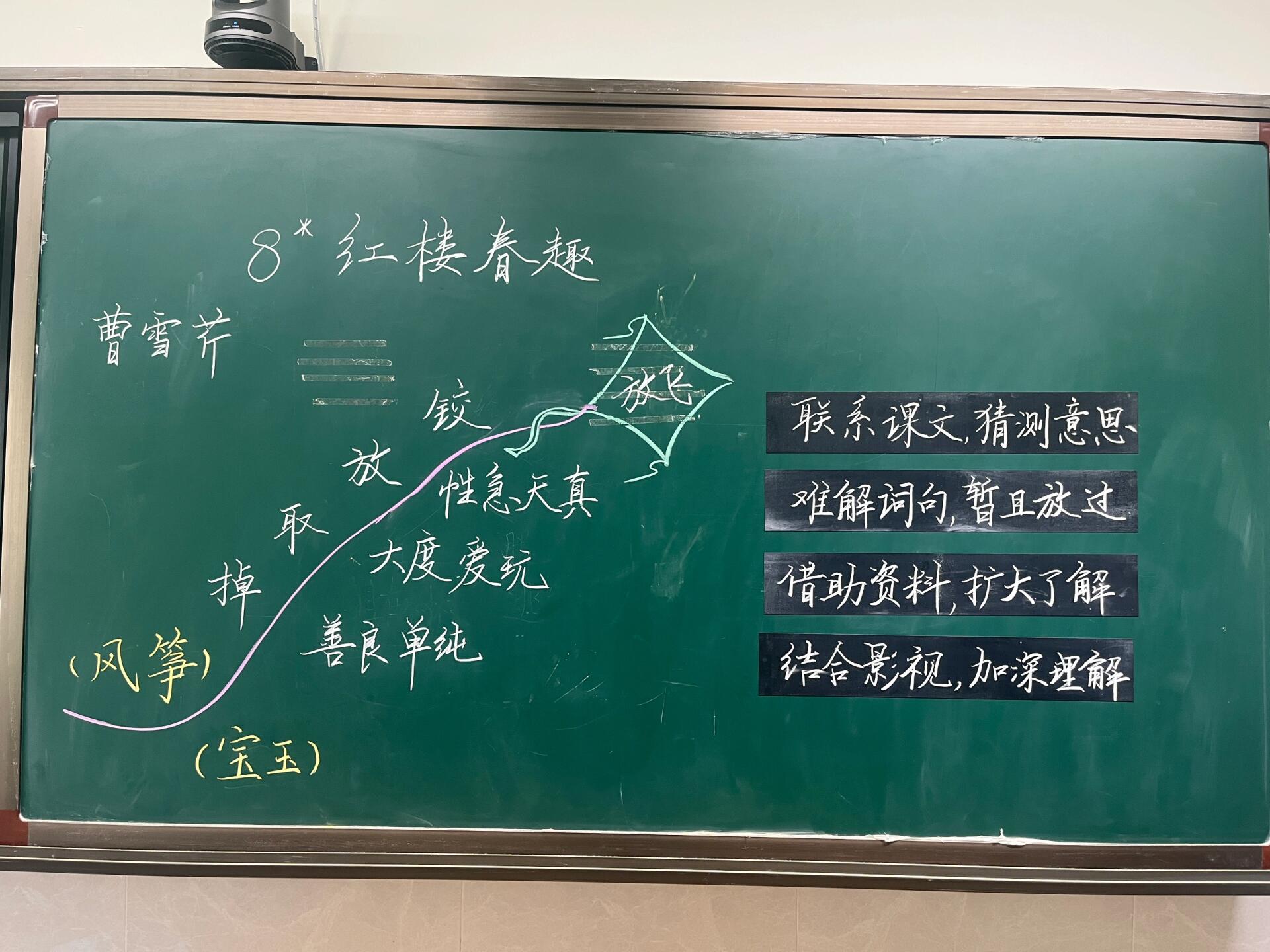 五年级语文下册#红楼春趣[话题]##板书设计