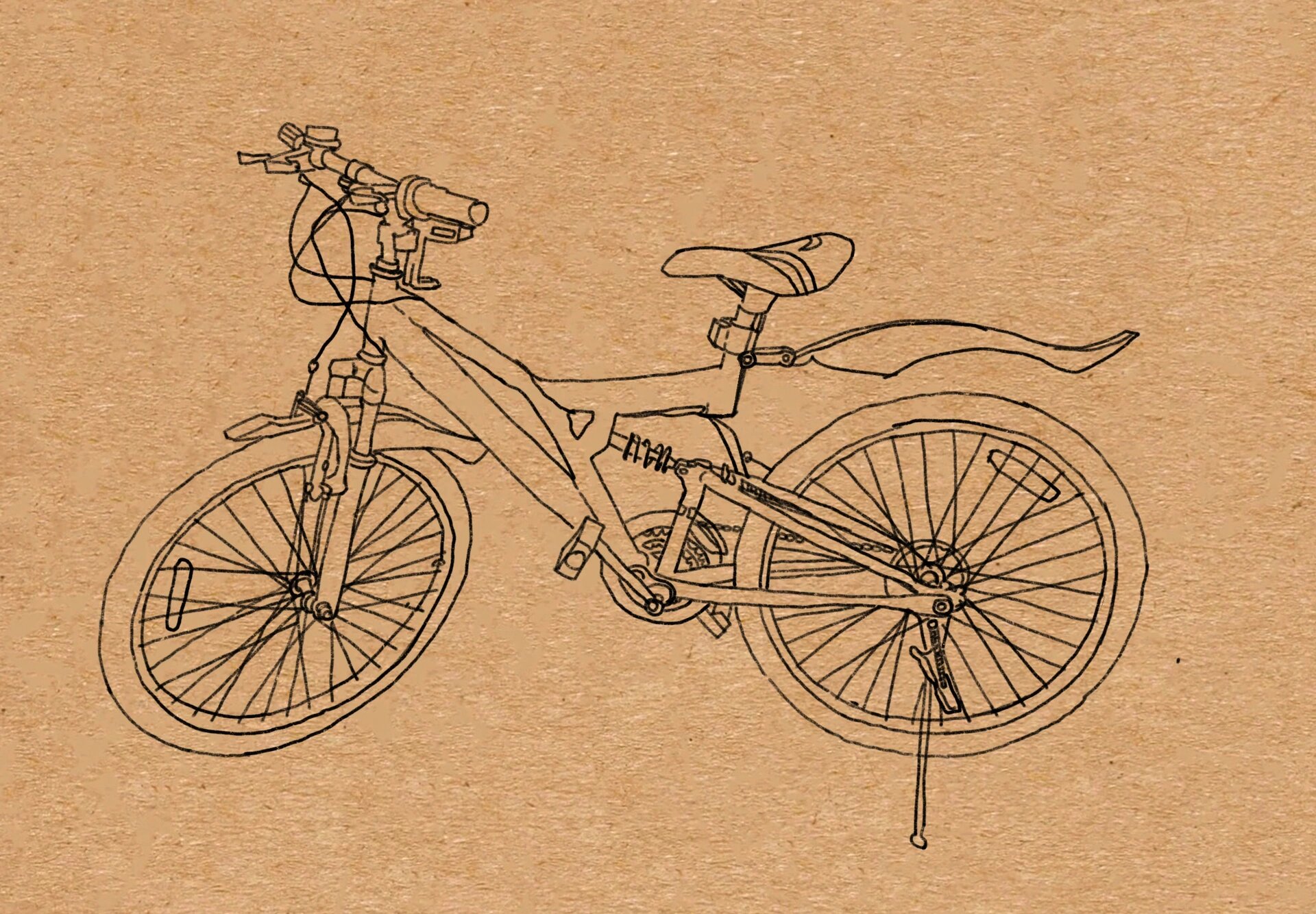 线描速写 少儿美术 中国美术学院考级 6 级