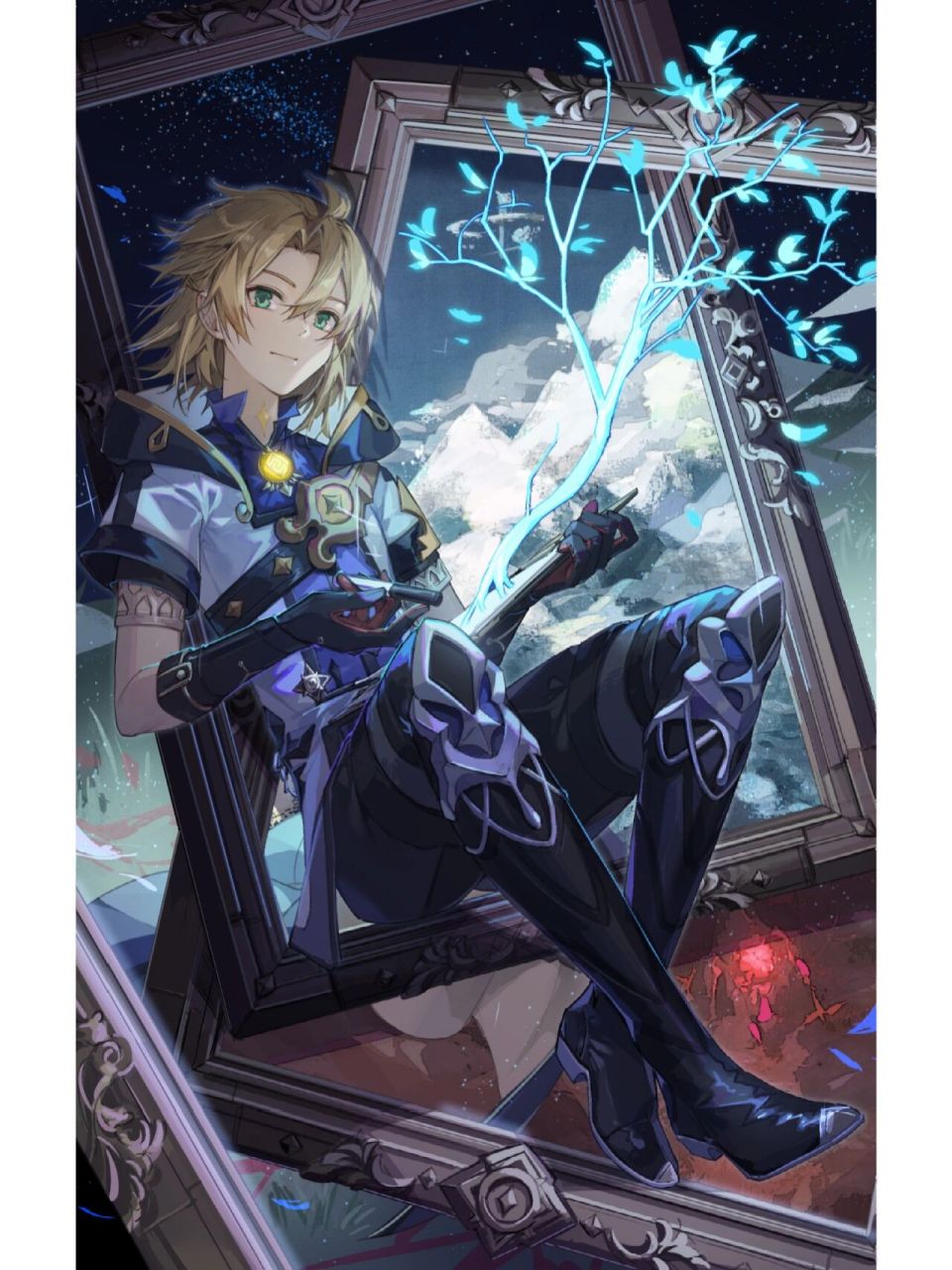 原神壁纸(竖版)‖阿贝多