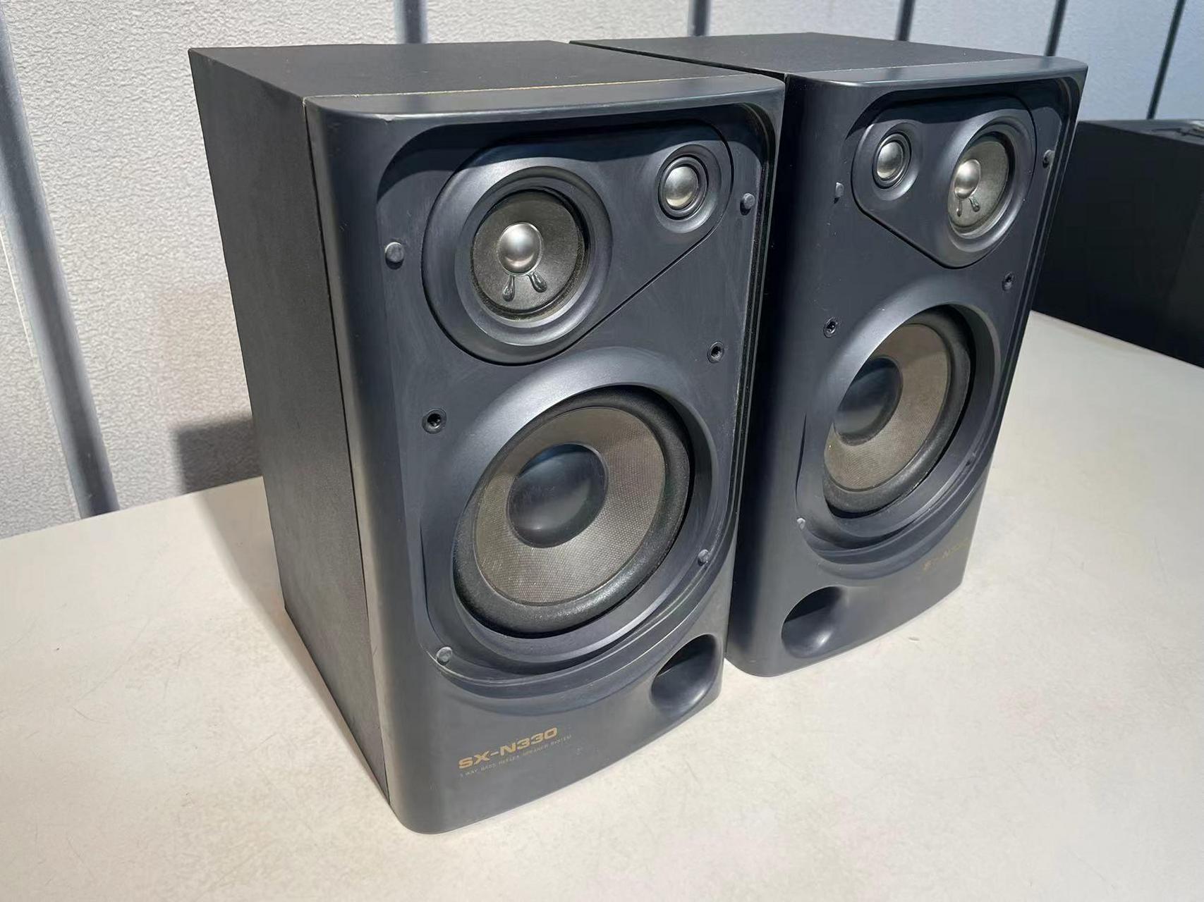 日本爱华aiwa书架音箱,220米,型号sx-n330,功能正常喇叭原装,三分频