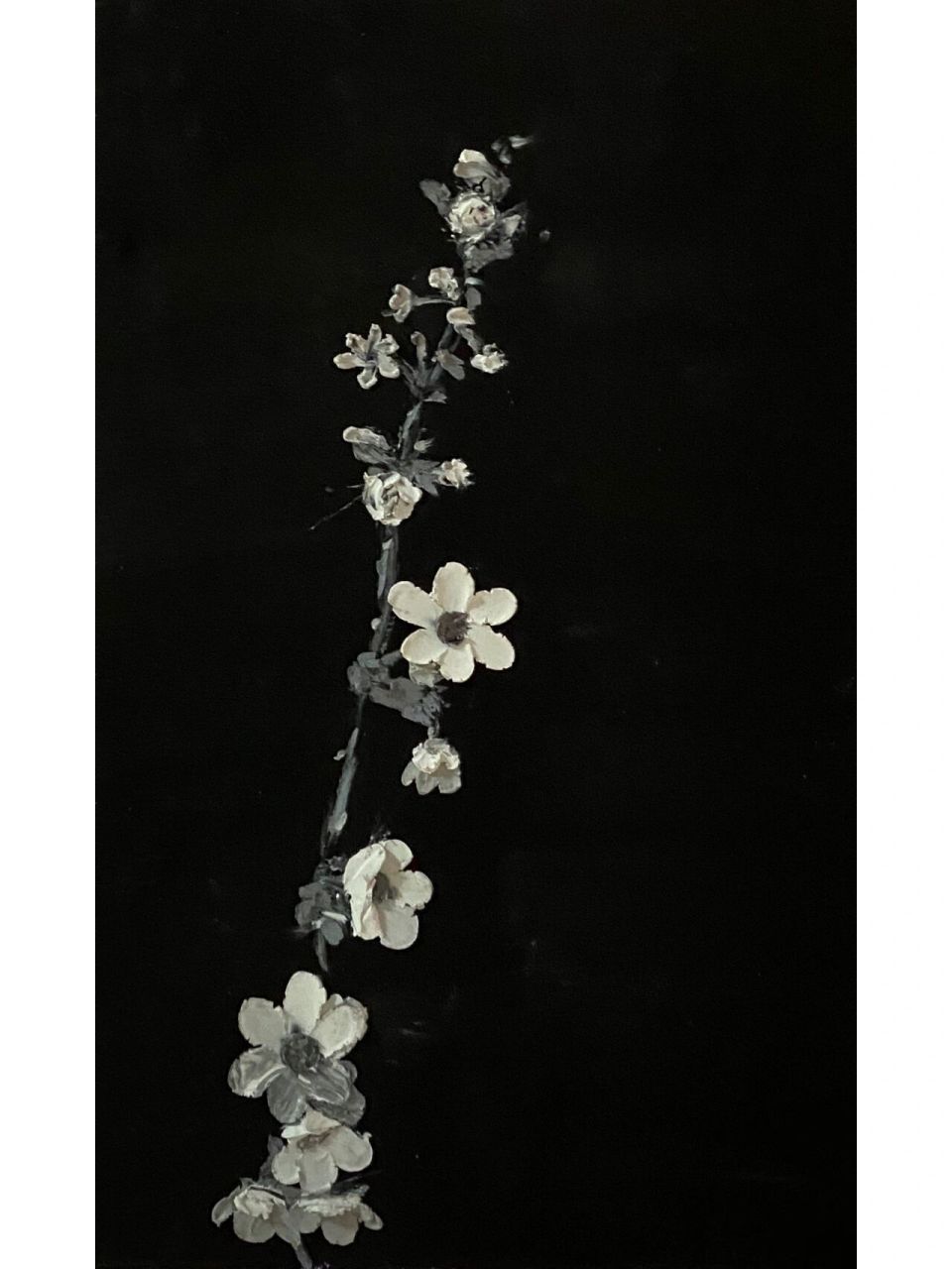 油画棒|一枝花08(超简单哦 花有重开日 人无再少年 风吹花开七八朵