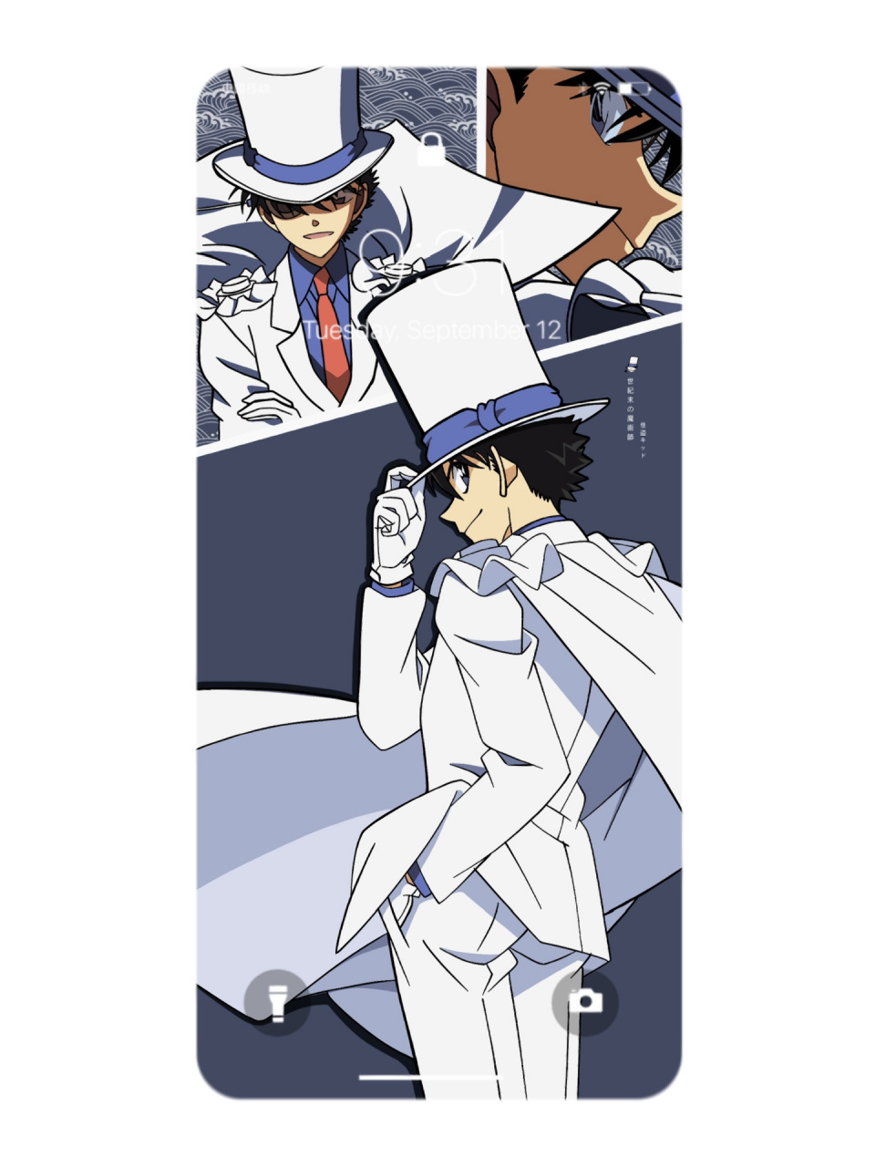 名侦探柯南||怪盗基德壁纸 这就是我们心目中的基德,一个字"帅"