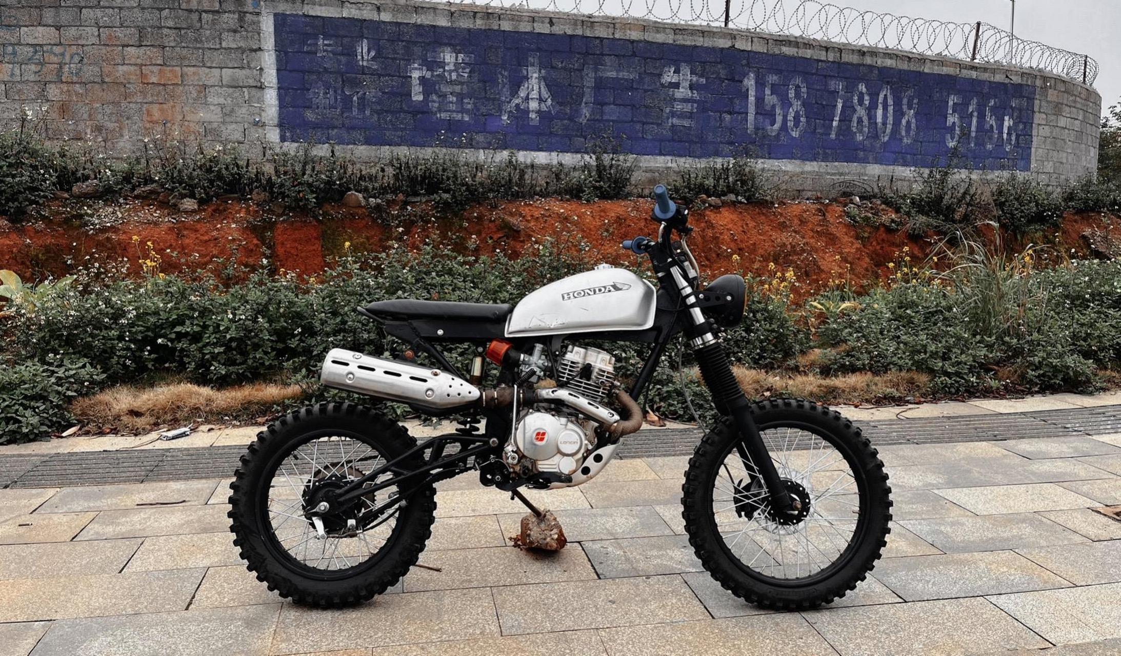 这次升级减震  刹车  提高离低间隙.cg125 cg125改装 越野