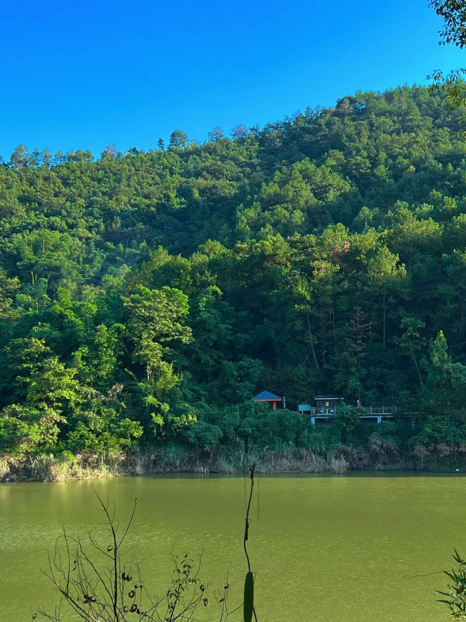 福州旗山森林公园山脚下的水库露营地已探好