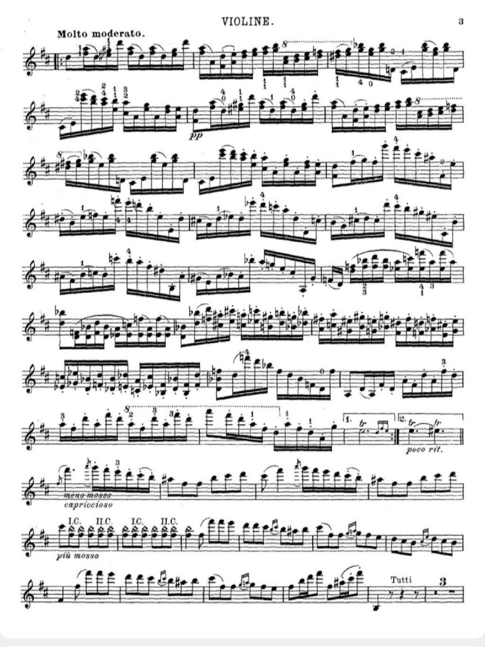 帕格尼尼《钟》琴谱分享 属于是这辈子练会就无憾的系列