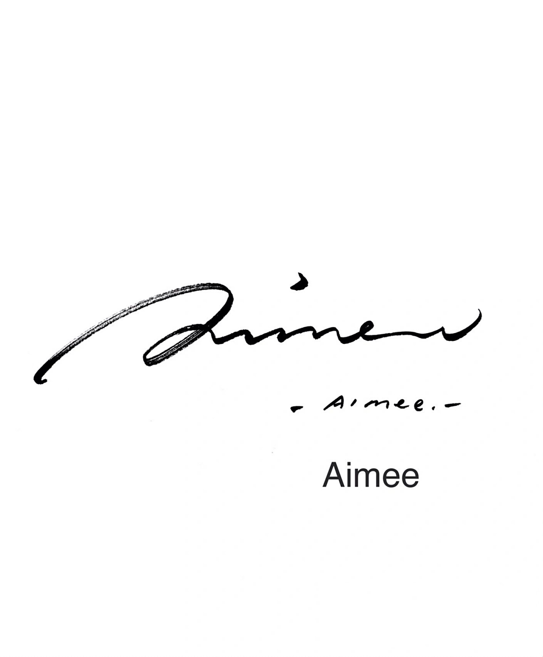 英文签名设计来啦