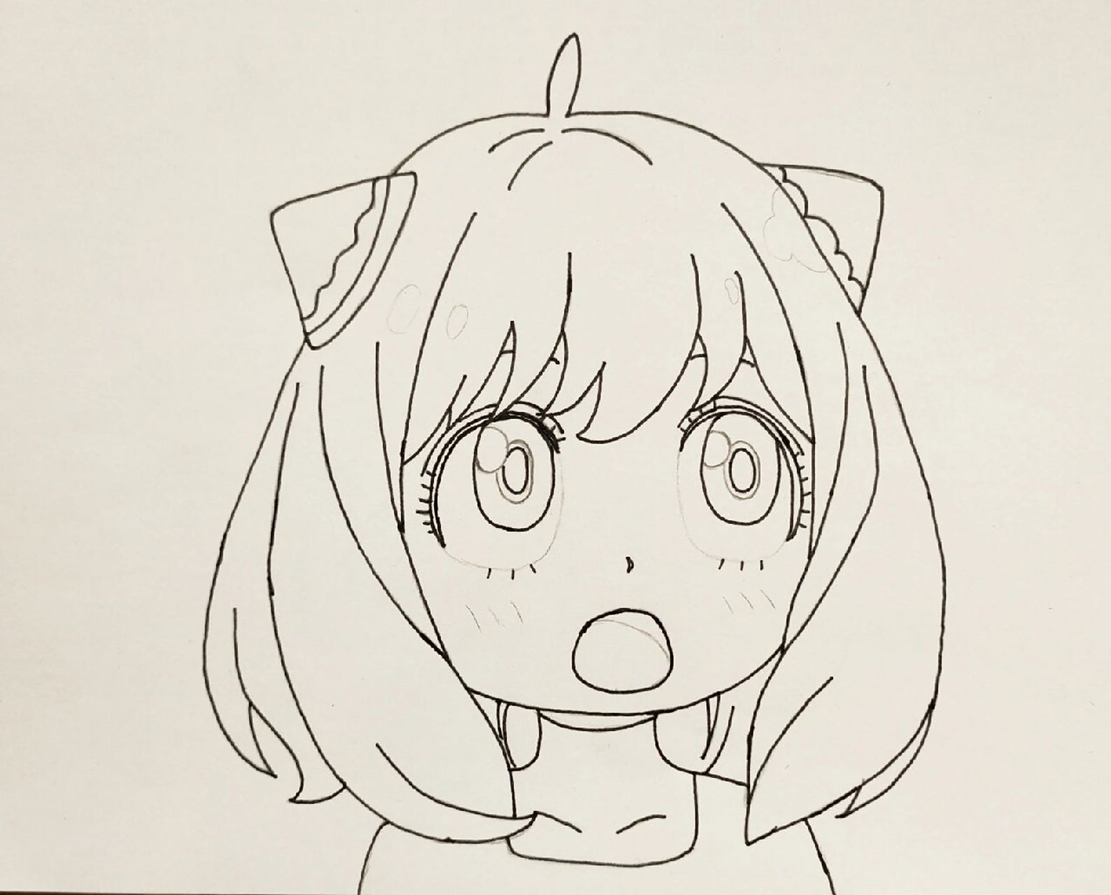 马克笔手绘|安妮娅(附过程) 91touchmark