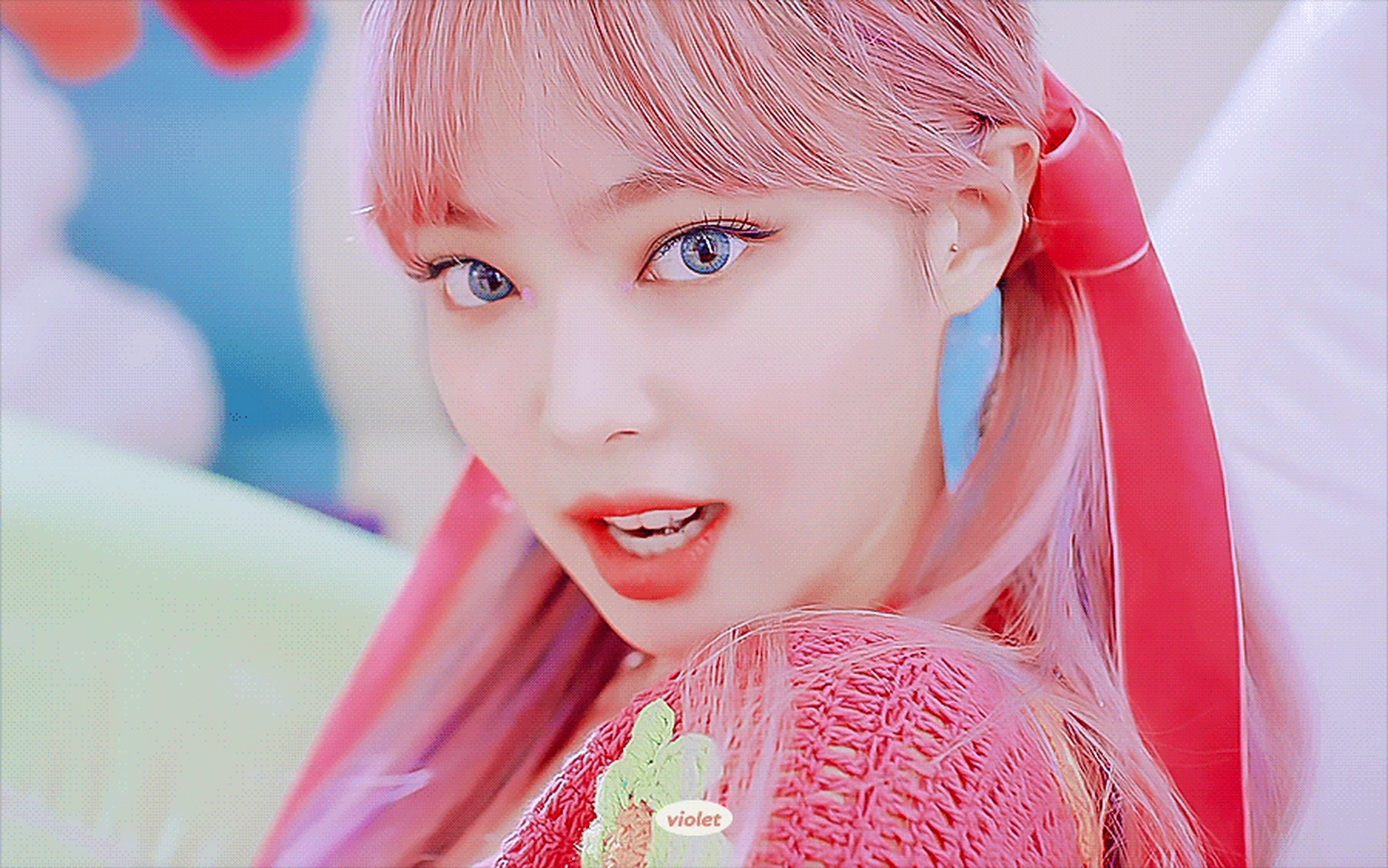 blackpink的芭比造型#粉发双马尾jennie才是真正的芭比吧,这也太美了