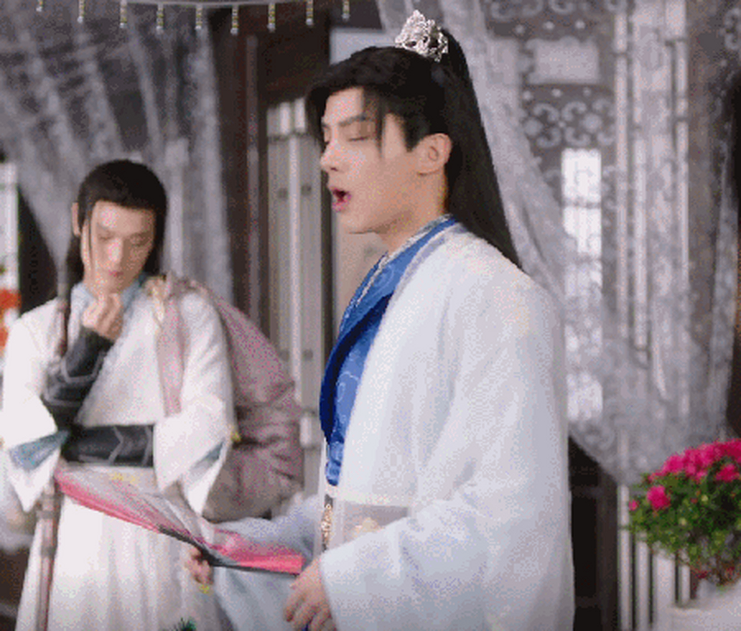 我的女主别太萌# 《江湖实录》为什么被慕容辰讲的和鬼故事一样,玫苘