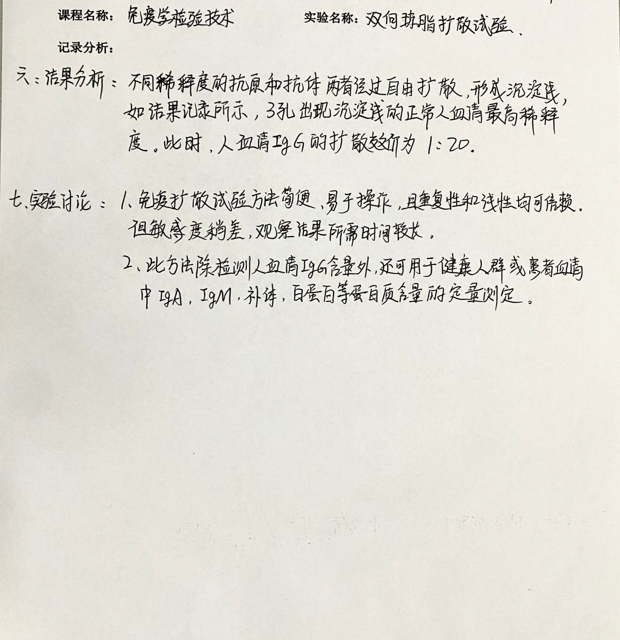 双向琼脂扩散图片