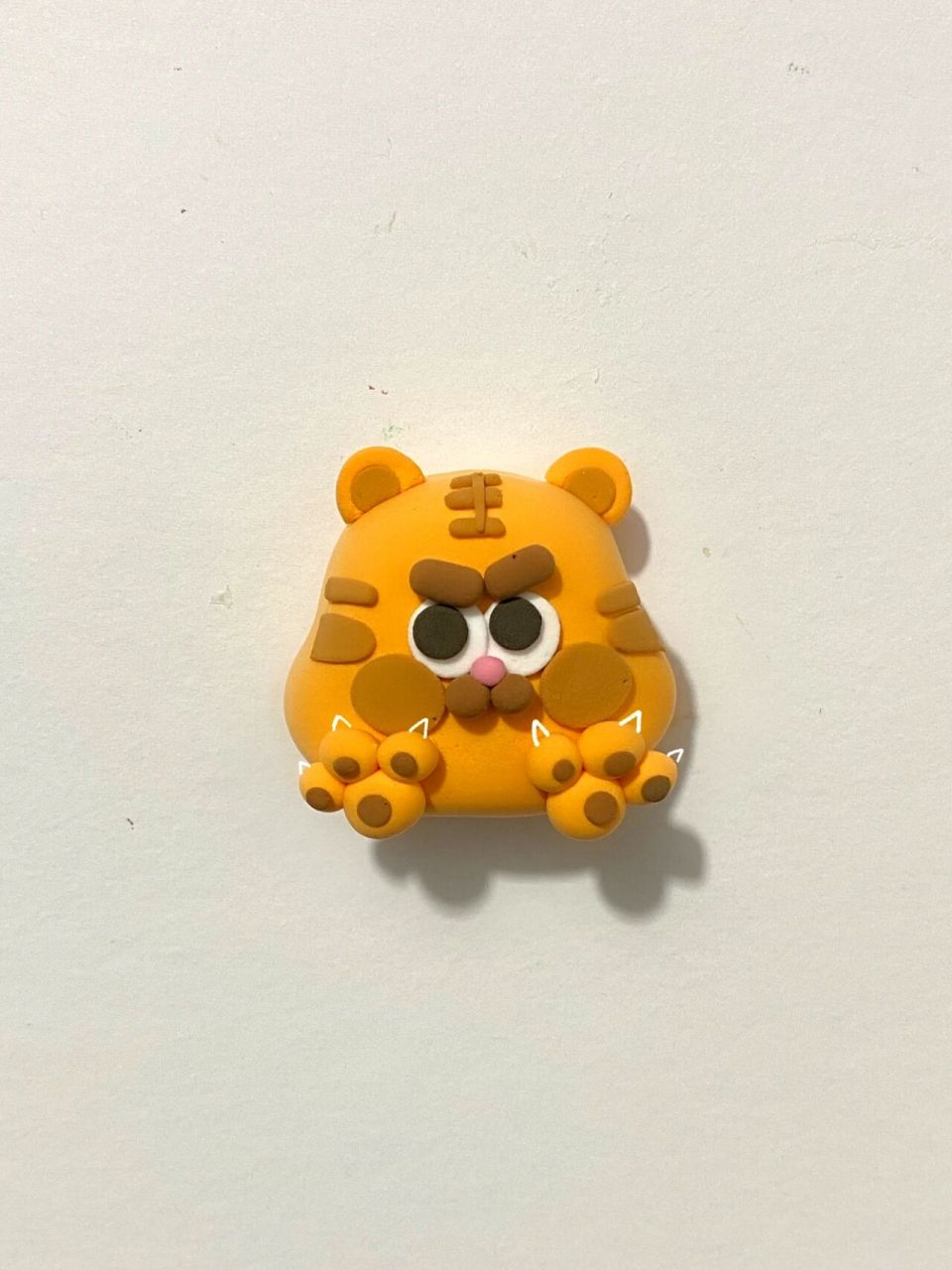 虎年大吉-一只可爱的小老虎91轻粘土教程 91一点都不像老虎 [大笑