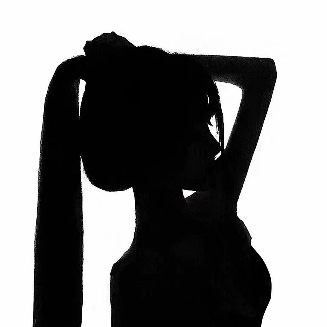 女生影子 头像