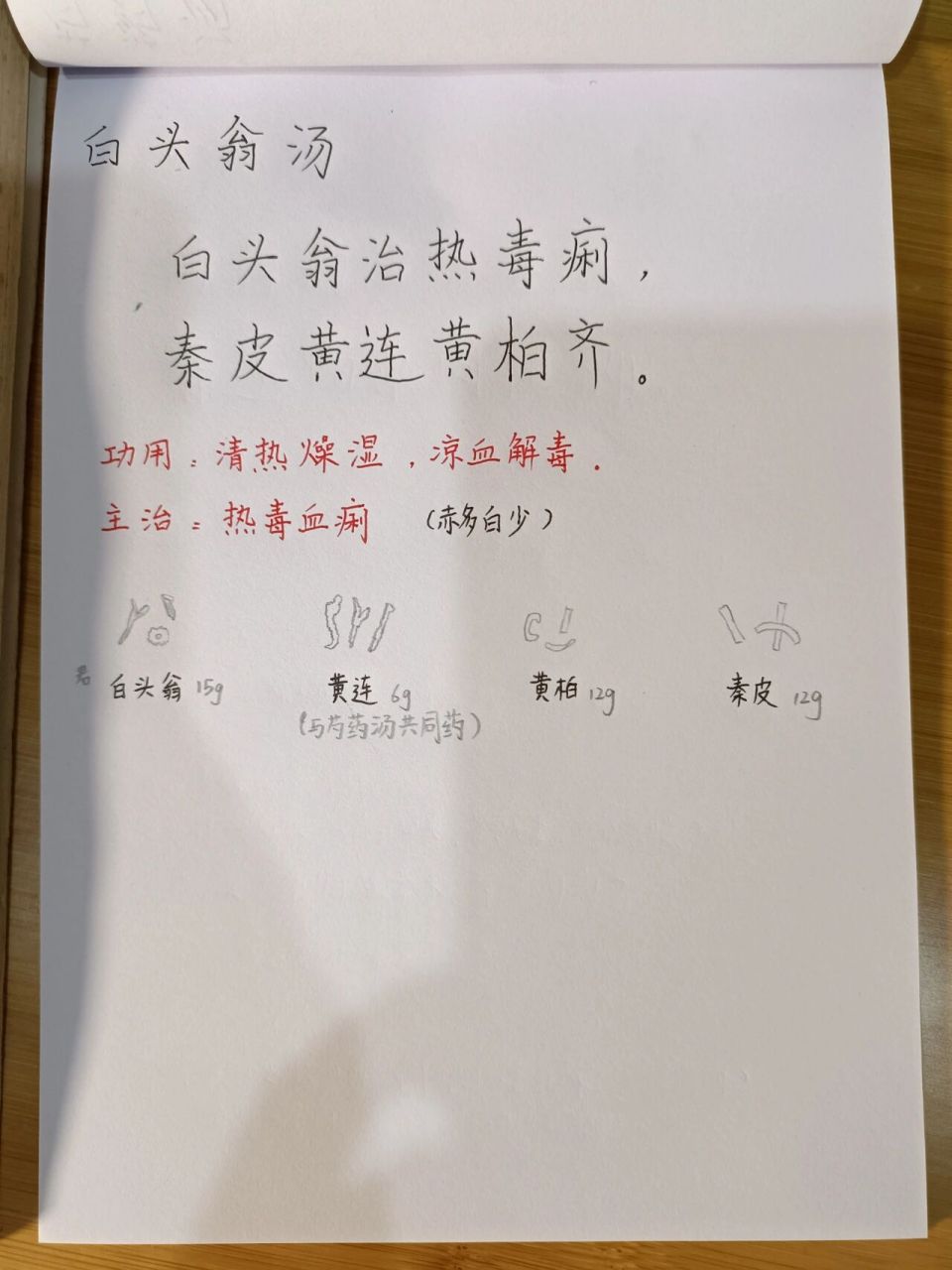 每日一方:白头翁汤719998