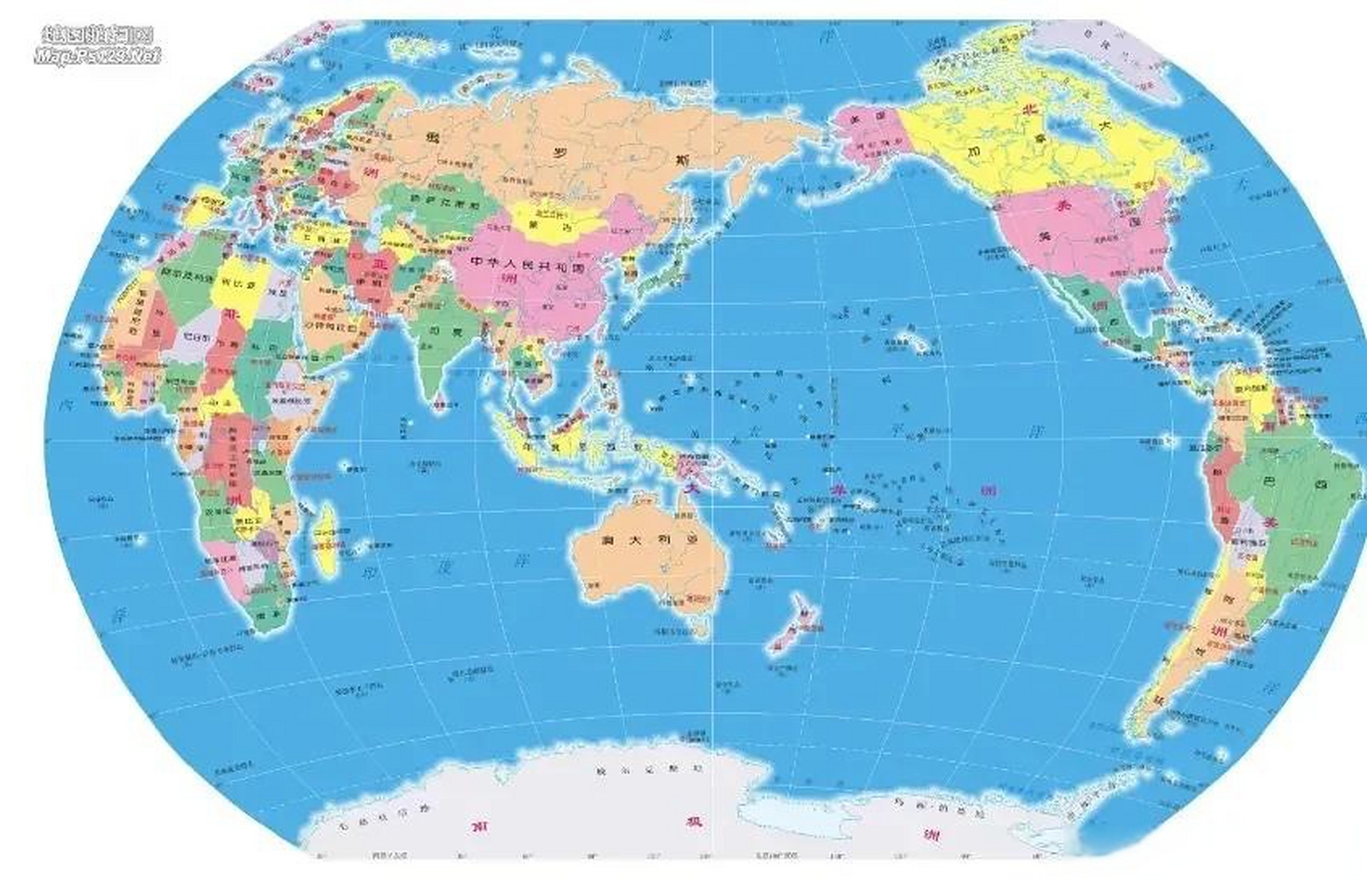 可惜,我们的世界地图画得晚,地理命名很吃亏,什么中东,远东一出来就 