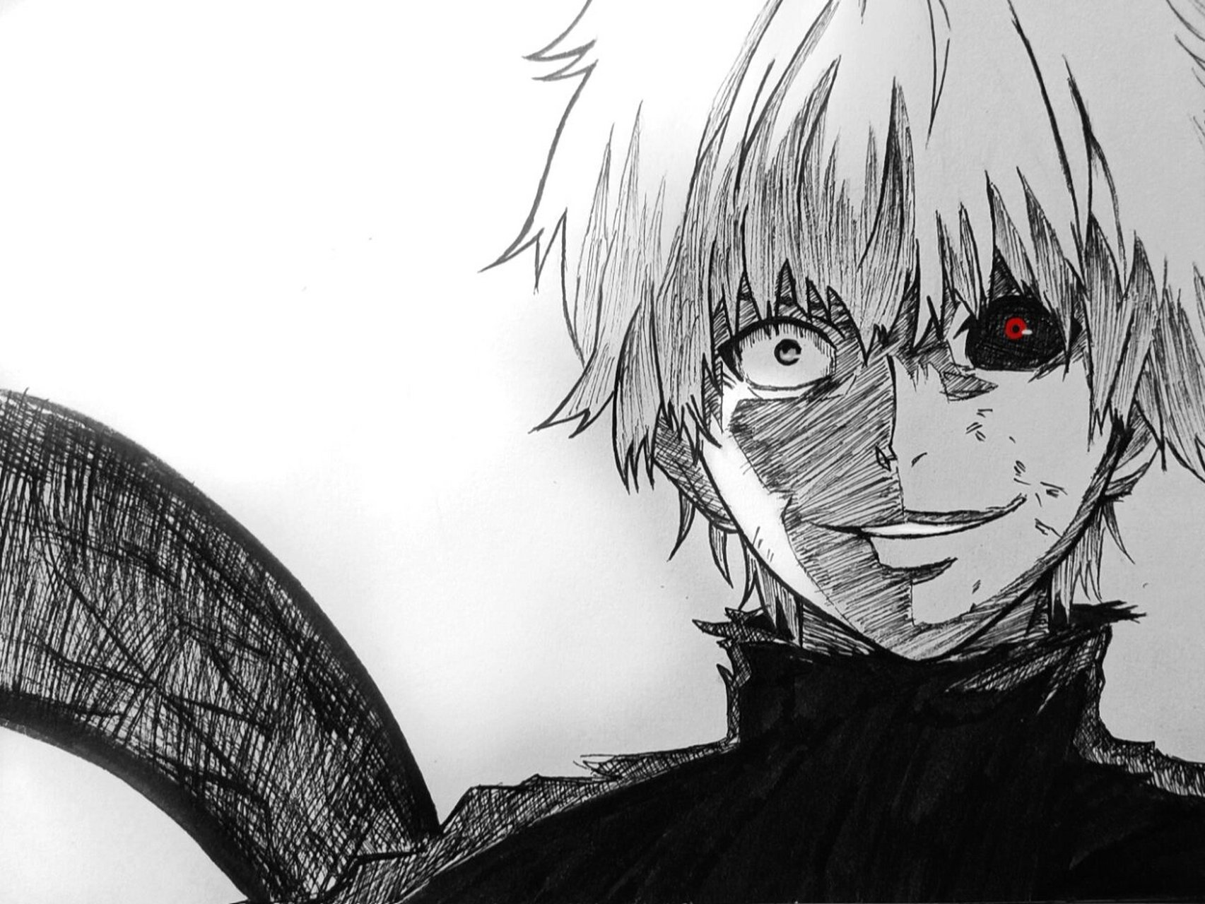 临摹.金木研 再更一波金木小天使