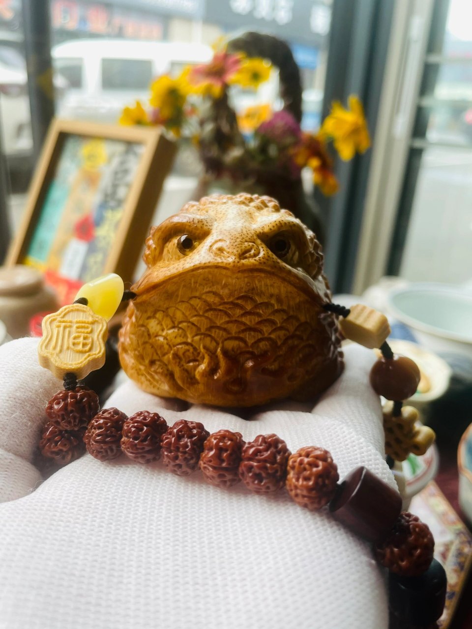 竹根雕金蟾也太美了吧!