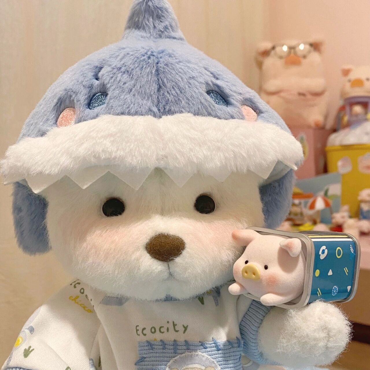 小鲨鱼会适合你们男朋友用～ 我尽量努力凑成五排开黑头像～ 让打王者