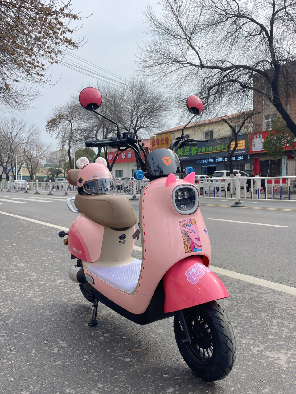 雅迪q6青春版 漯河唯一一家可以diy小电驴的店呀～ 新款q6配色 新皮肤