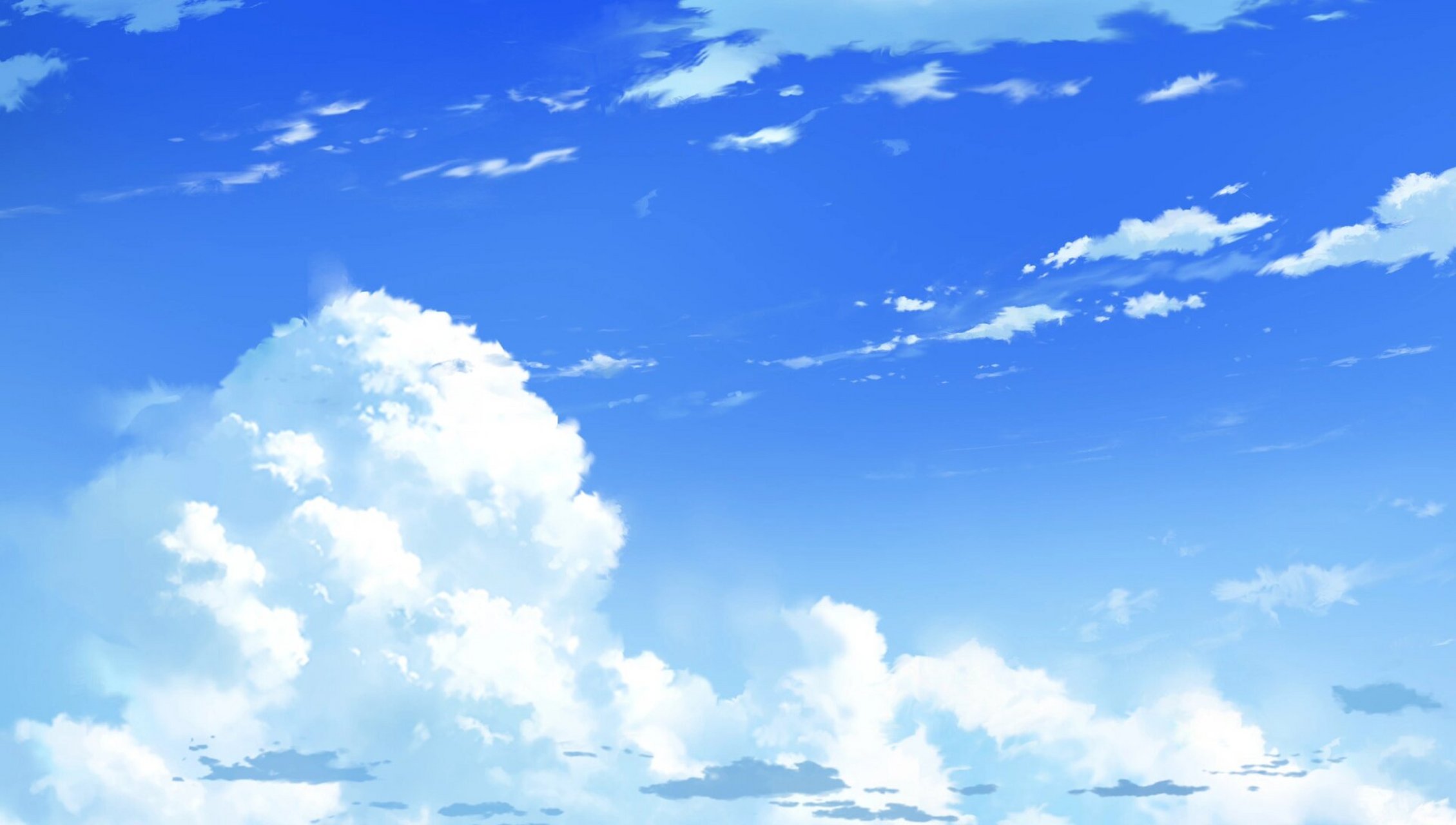 原创壁纸61天空系列～白云 喜欢的可以77关注私我发原图哦!