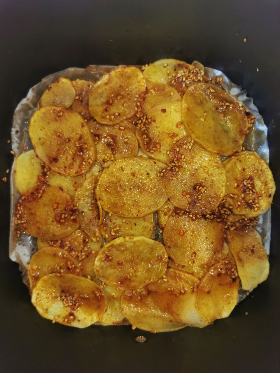 有空气炸锅的都去做01 昨天刷到的土豆片吃法!