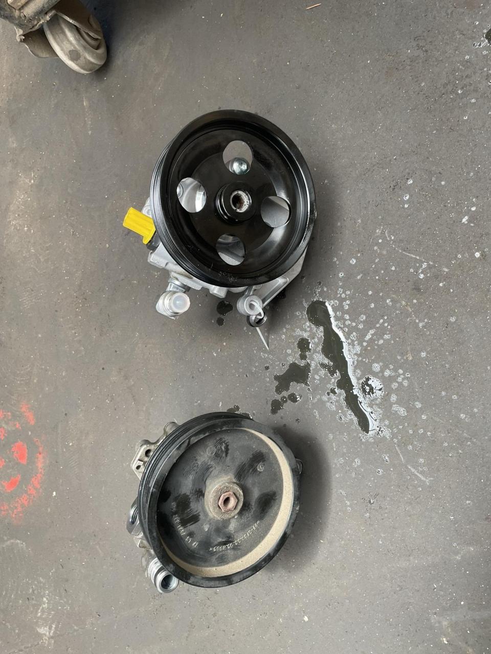 奔驰.助力泵异响 更换助力泵解决问题 感谢