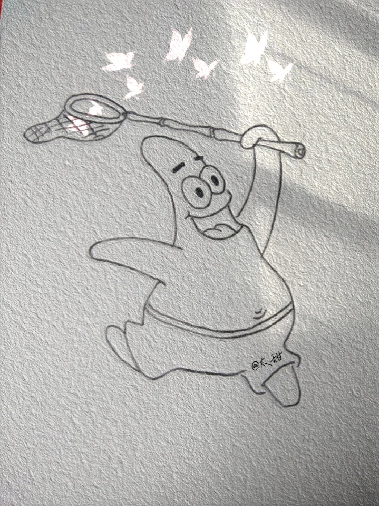 简笔画|《海绵宝宝》之派大星