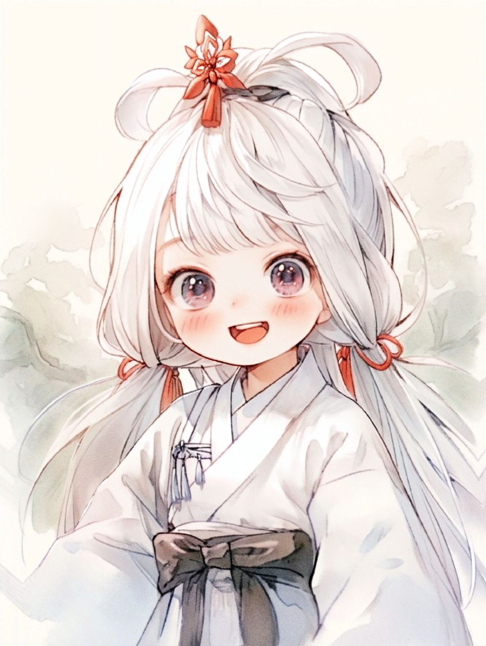 q版古风女生头像