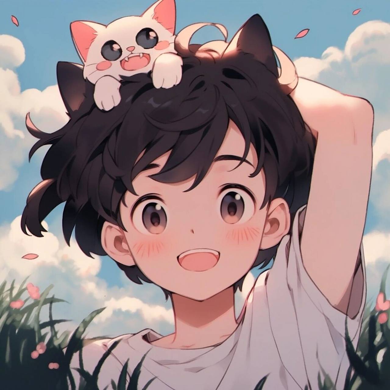 治愈系动漫男生头像