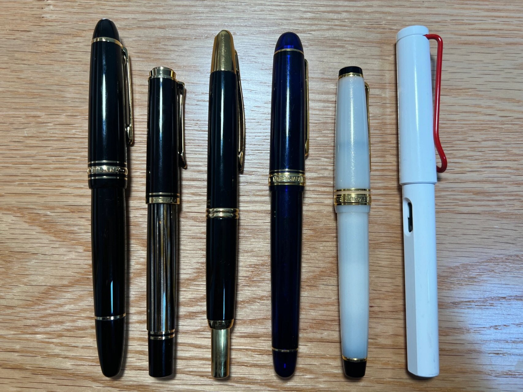 钢笔分享~万宝龙146 百利金m400  大班146是ef尖,比较失望,有阻尼感