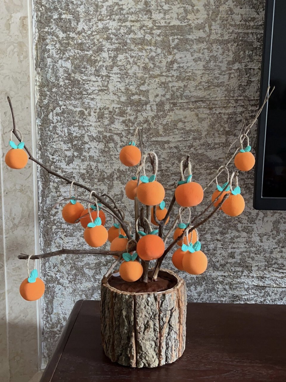 06 手工桔子树,简单又好看,氛围感up up up!