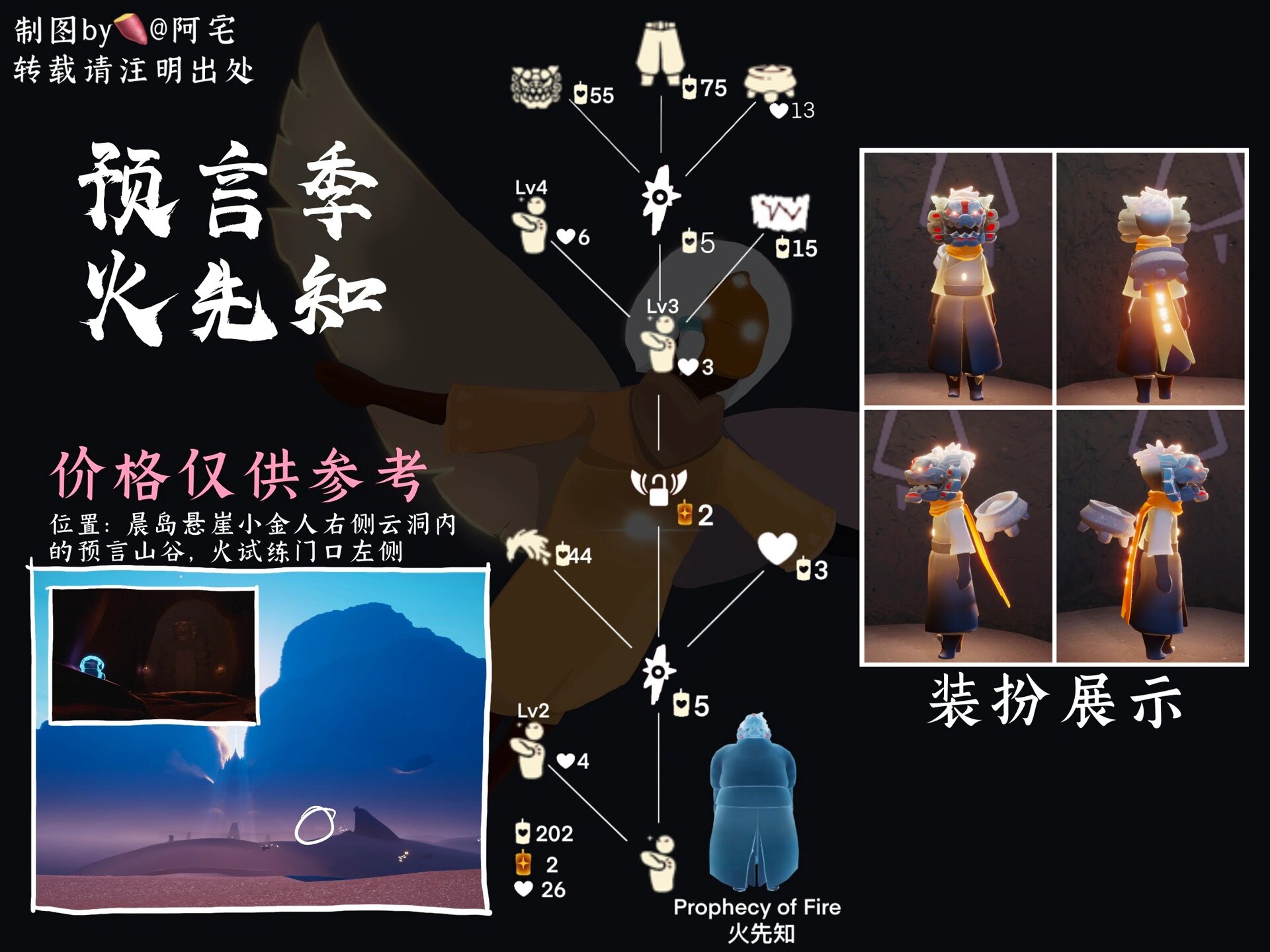 光遇6月1日复刻 火先知先祖～武士裤来啦!