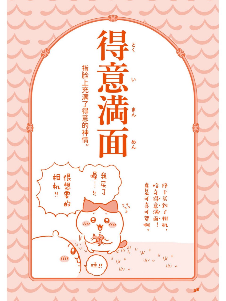 ​​​(*也可作得意洋洋) 	 ⭐️ 终于买到了相机,哈奇