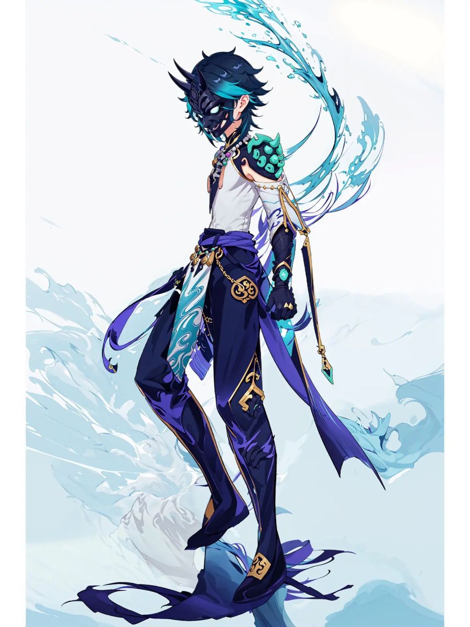 魈:靖妖傩舞 魈宝第二版终于出来了,比起第一版真是好太多了,嘿嘿嘿.