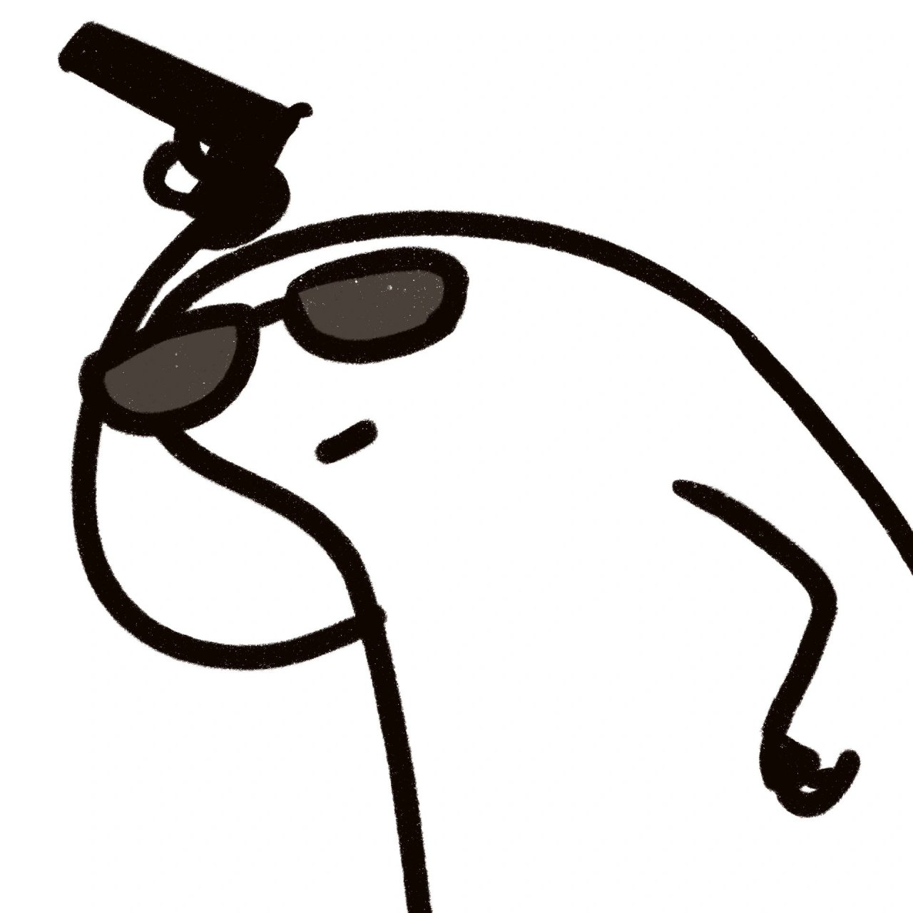 不正常头像 简笔画 搞怪头像