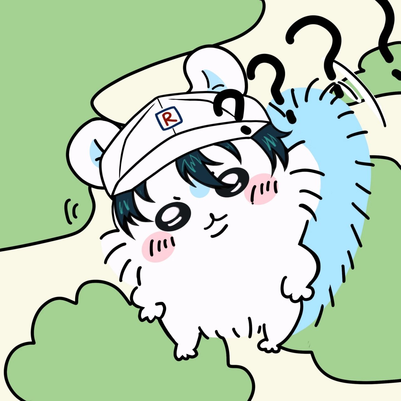 俺们勇气蓝莓小飞鼠又来惹 画了一点龙马的表情包,是在chiikawa的飞鼠