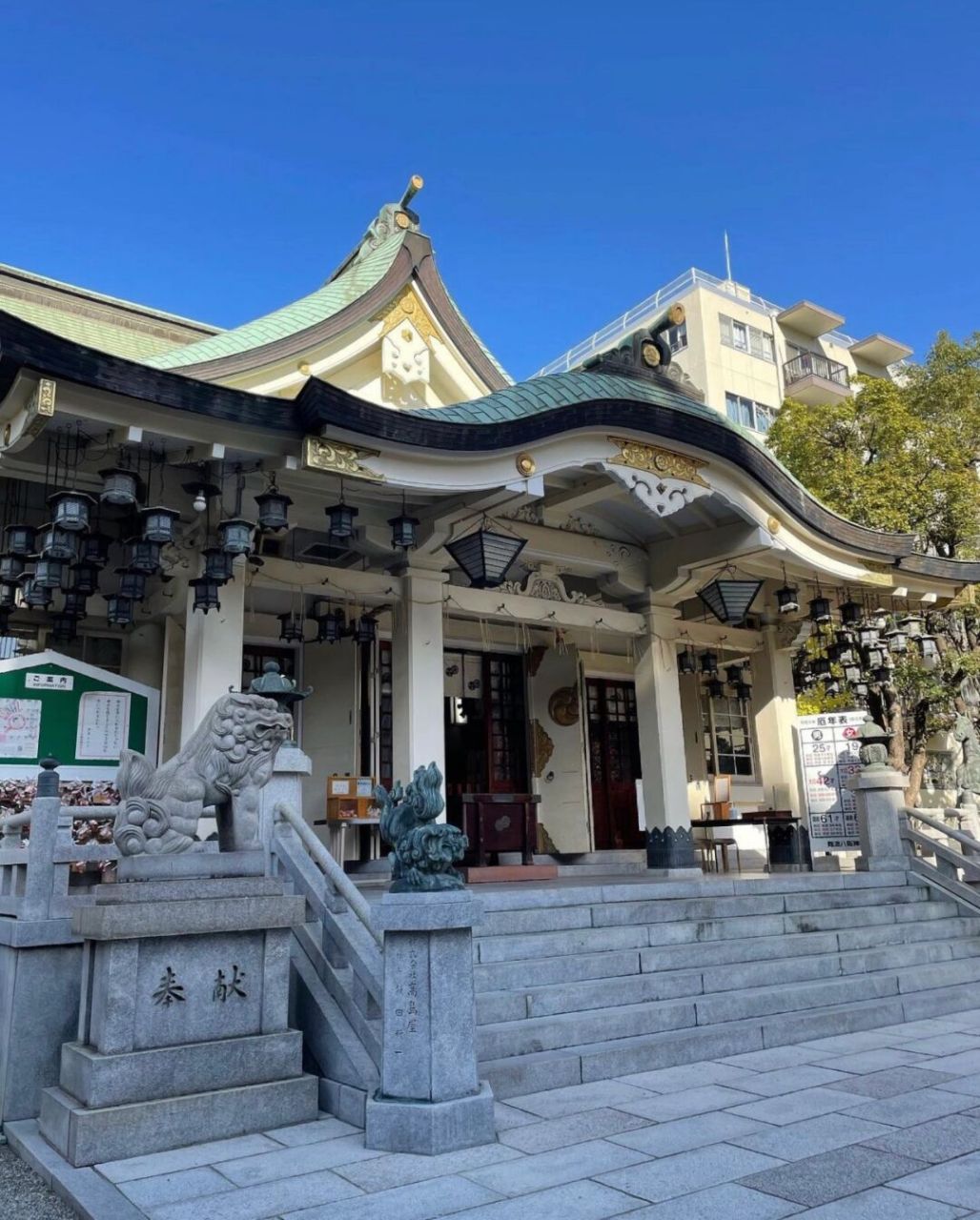 日本独特神社|难波八阪神社7515巨型狮子殿 难波八阪神社历史