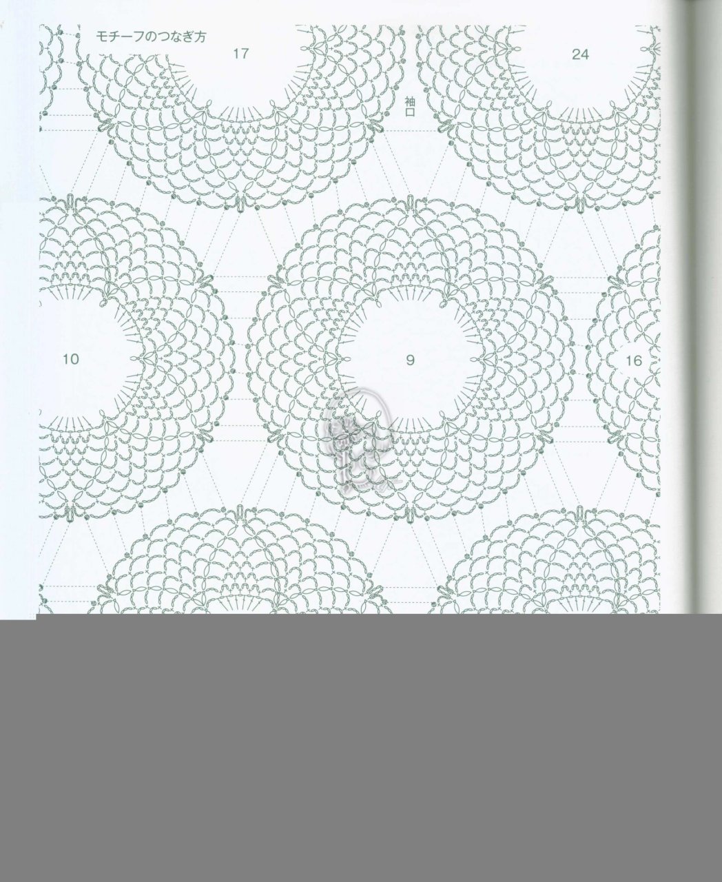 六角花拼花衣 后面几张是连接方法