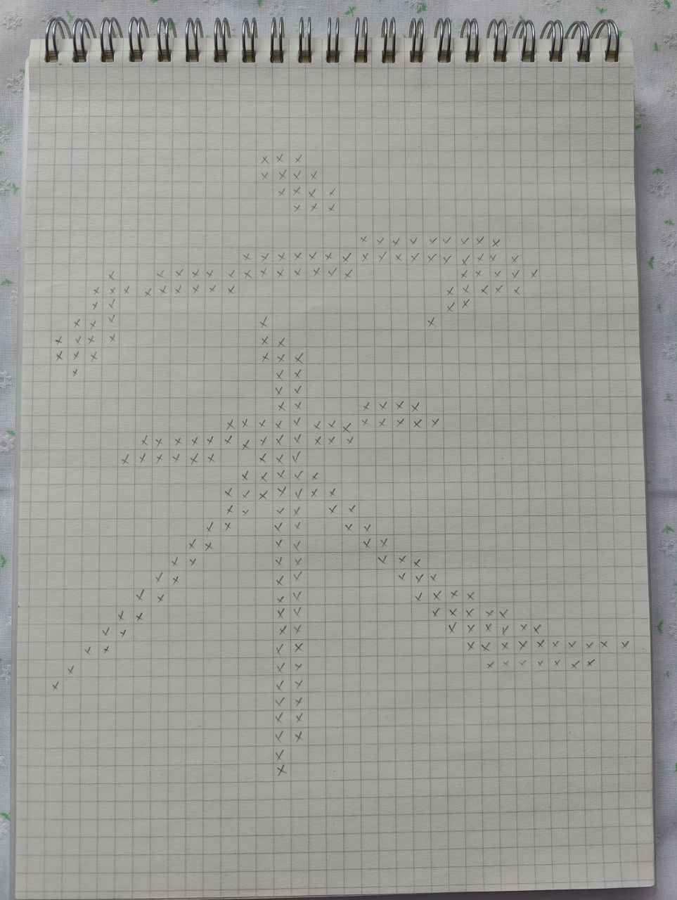 像素画像素字122  宋 b5网格本 34*37 黑色马克笔