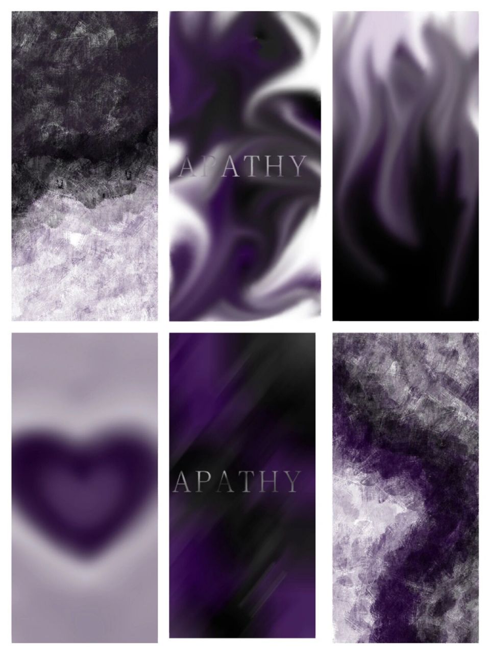 第50期/原创壁纸黑紫色晕染渐变壁纸 黑紫色渐变晕染冷淡系壁纸 72