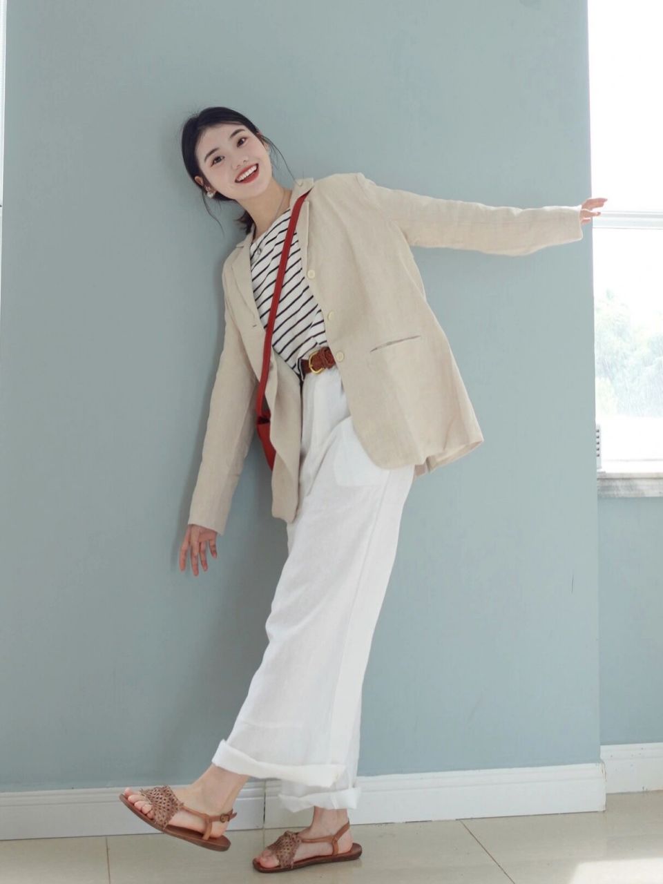 尽管是休闲风 但看起来就是个精神小妹!