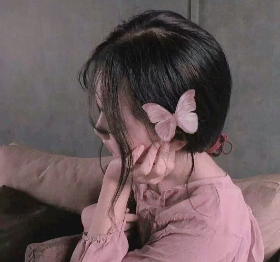 超温柔真人侧脸女生头像